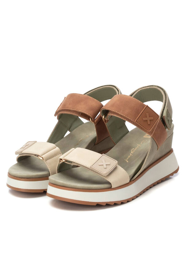 XTI Sand&aacute;lia cunha senhora tira aderente Verde