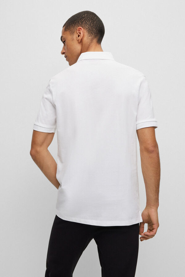 Cortefiel Polo shirt White