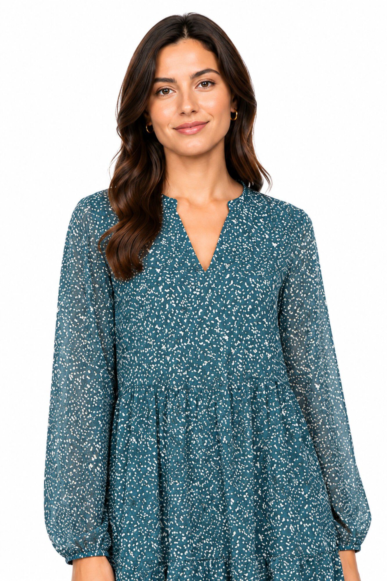 Object Vestido corto gasa estampado