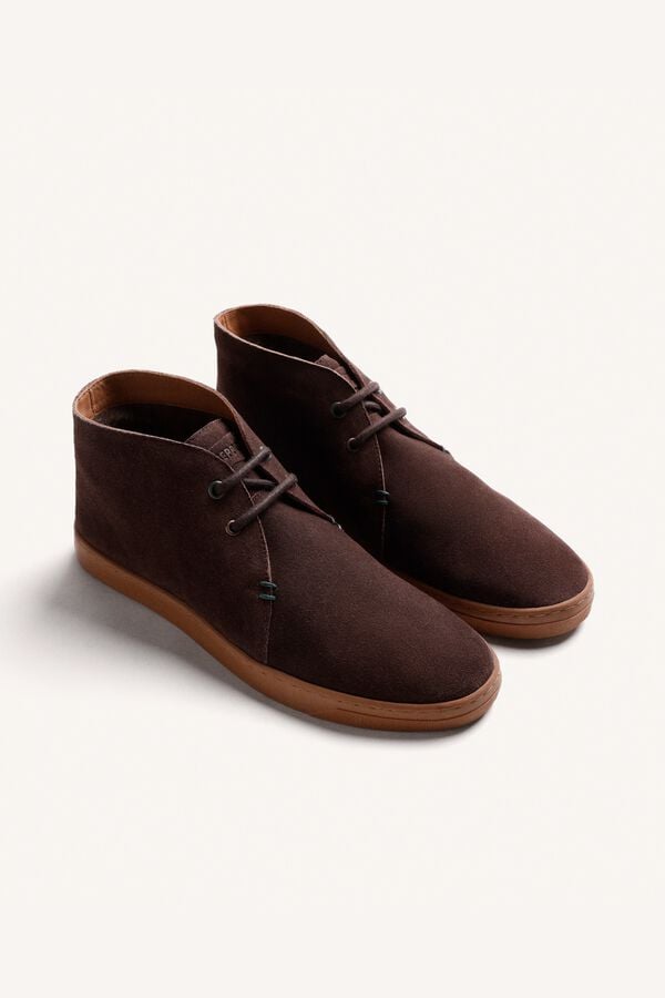Gioseppo Botins de pele Castanho
