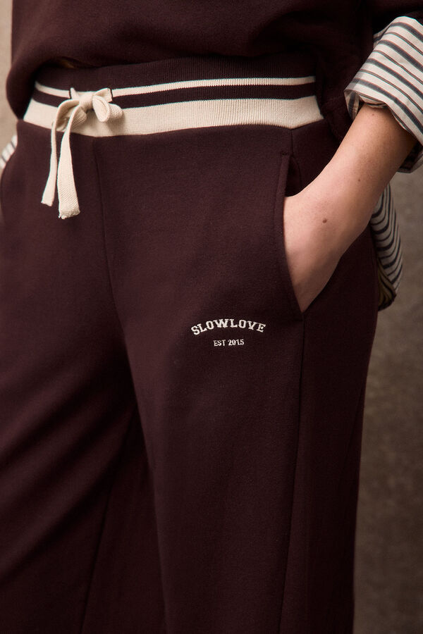 Slowlove Jogger trousers Dark brown