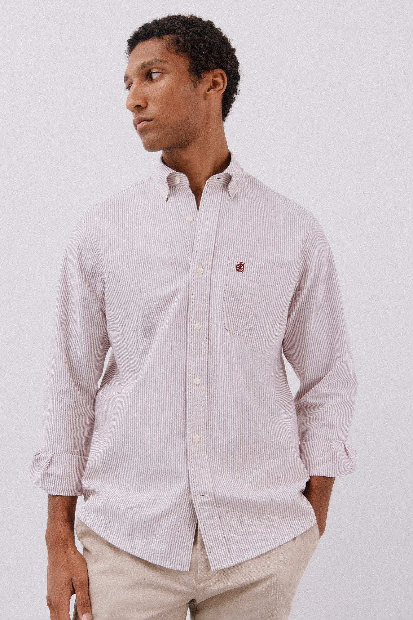 Cortefiel Candle stripe oxford shirt