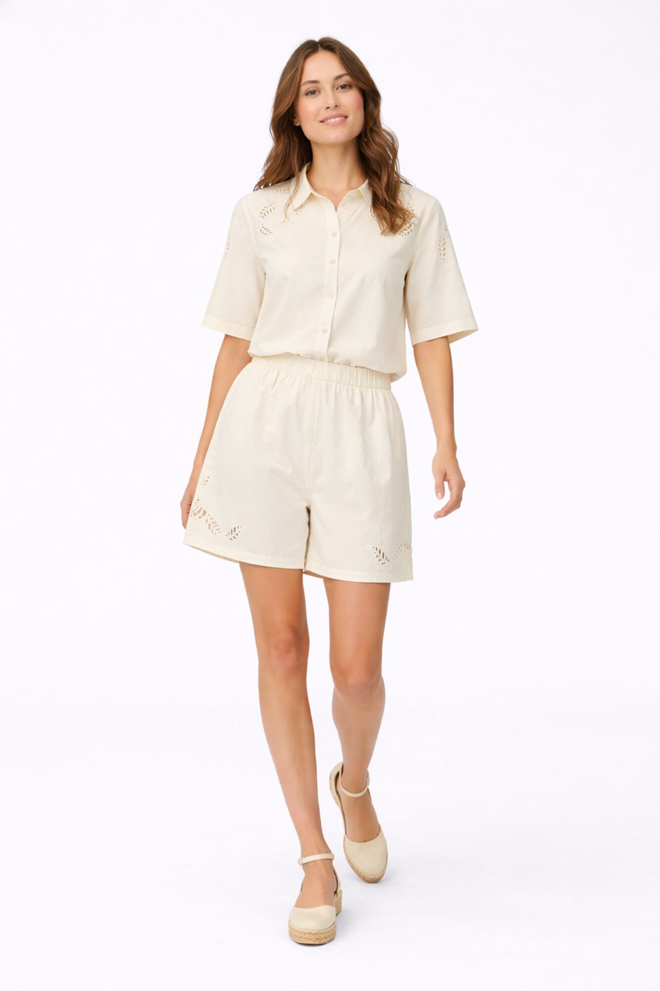 Vila Camisa de manga corta con bordados
