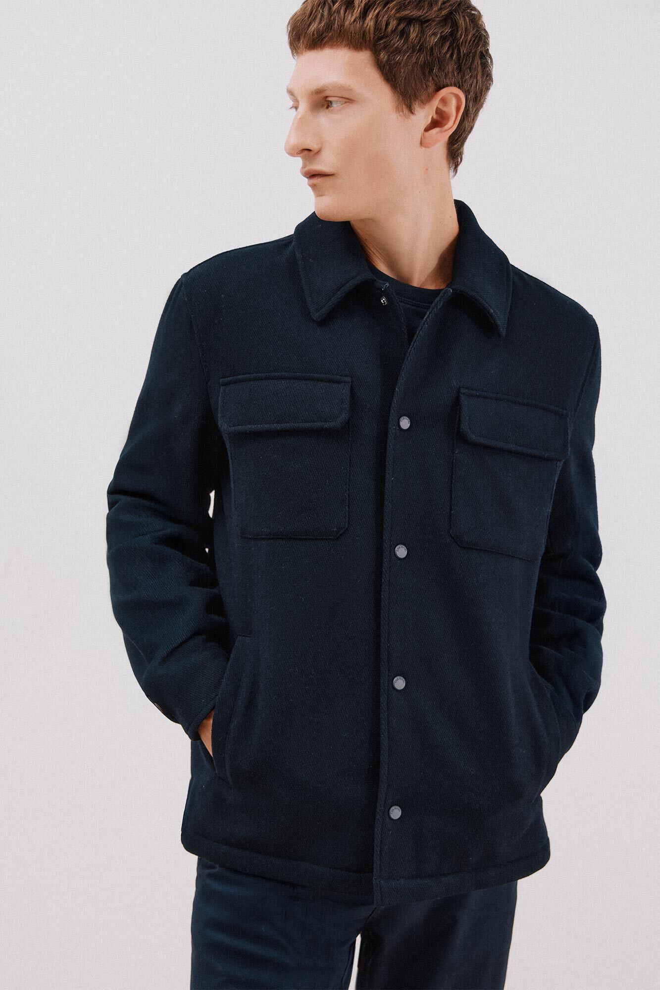 Cortefiel Wool overshirt
