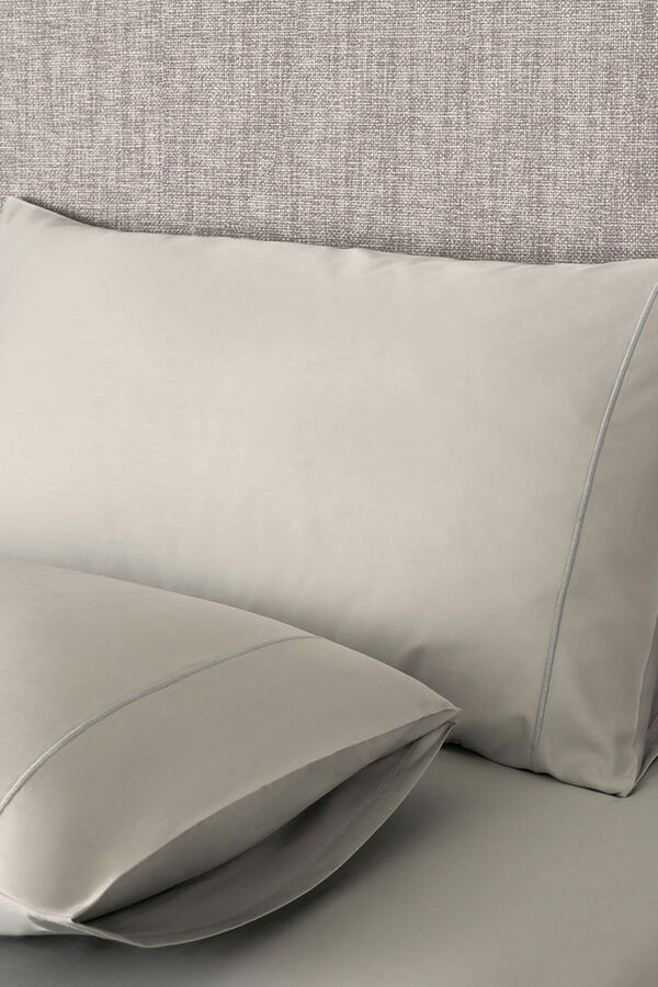 Bassols Capa de Travesseiro Regent  Cama 180 cm Cinzento