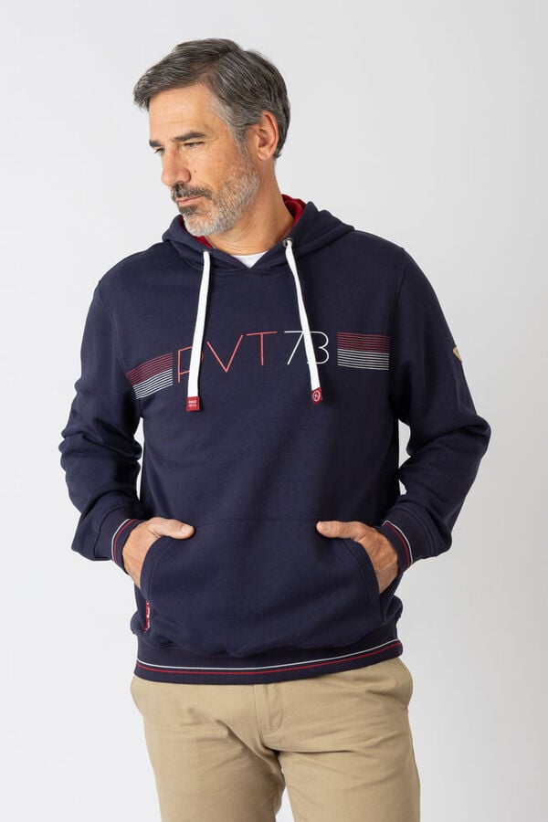 Privata Sweatshirt com capuz e bolsos Azul