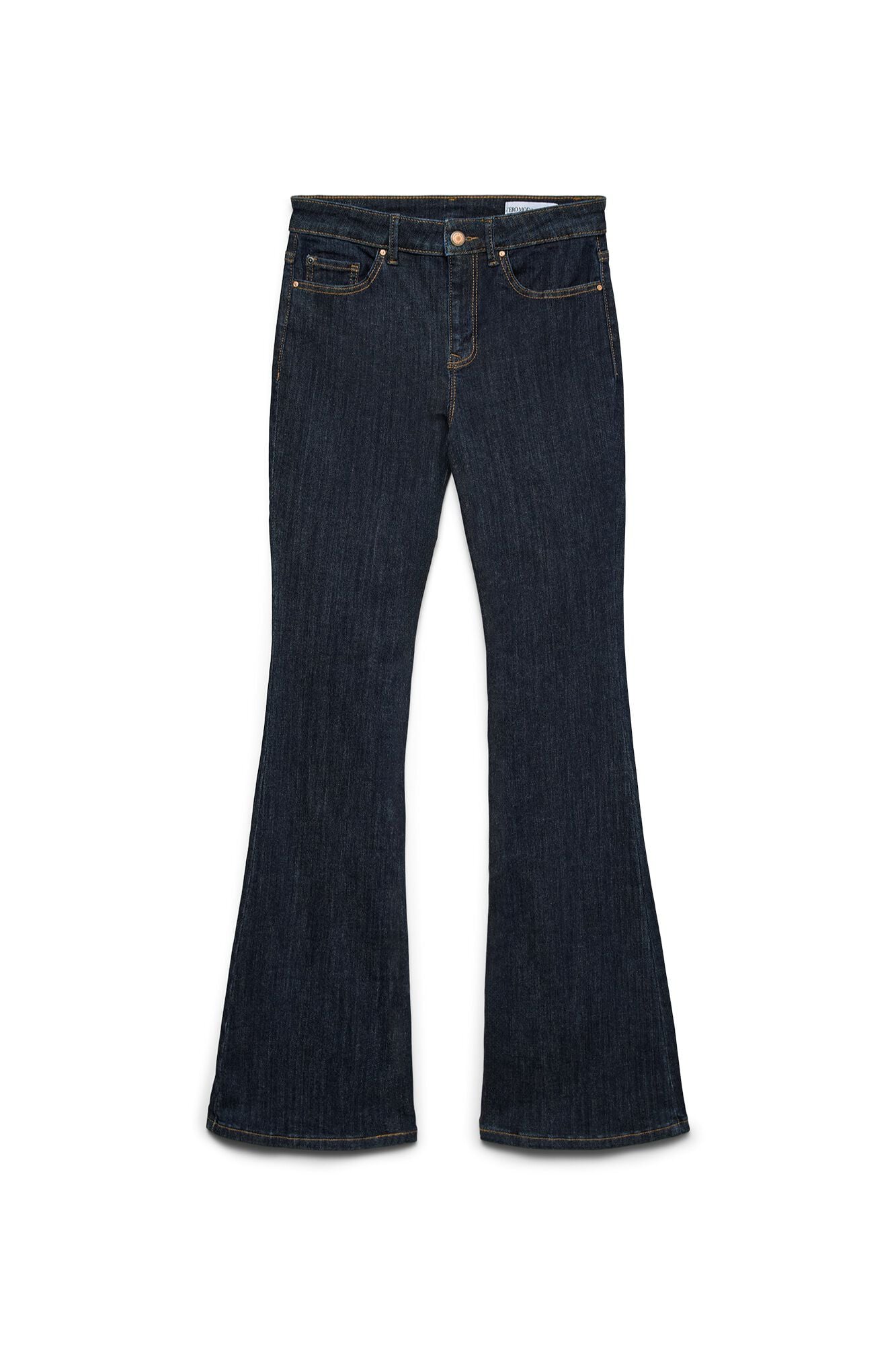 Vero Moda Jeans &agrave; boca de sino com costuras