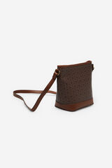 Cortefiel Bucket monogram Printed brown