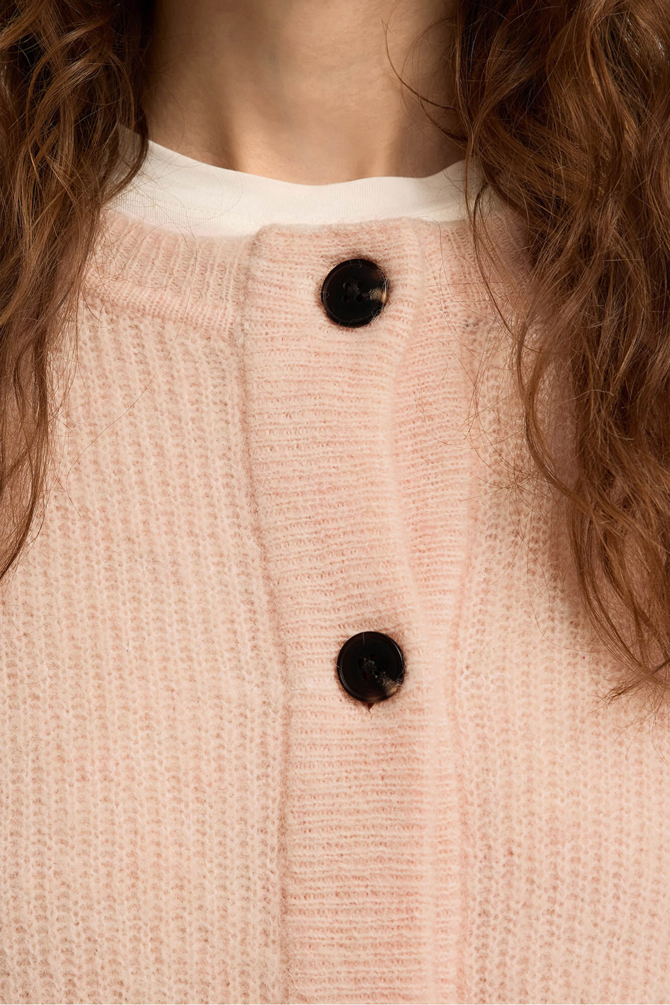 Selected Casaco de malha em l&atilde; e alpaca