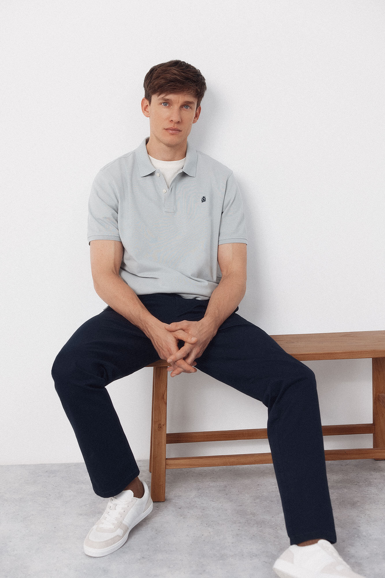 Cortefiel Basic piqu&eacute; polo shirt