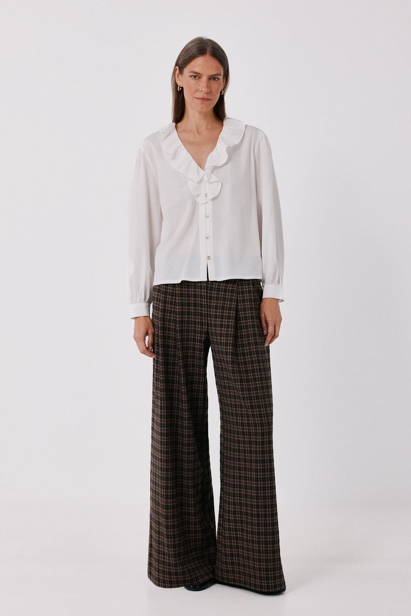 Cortefiel Ruffle blouse