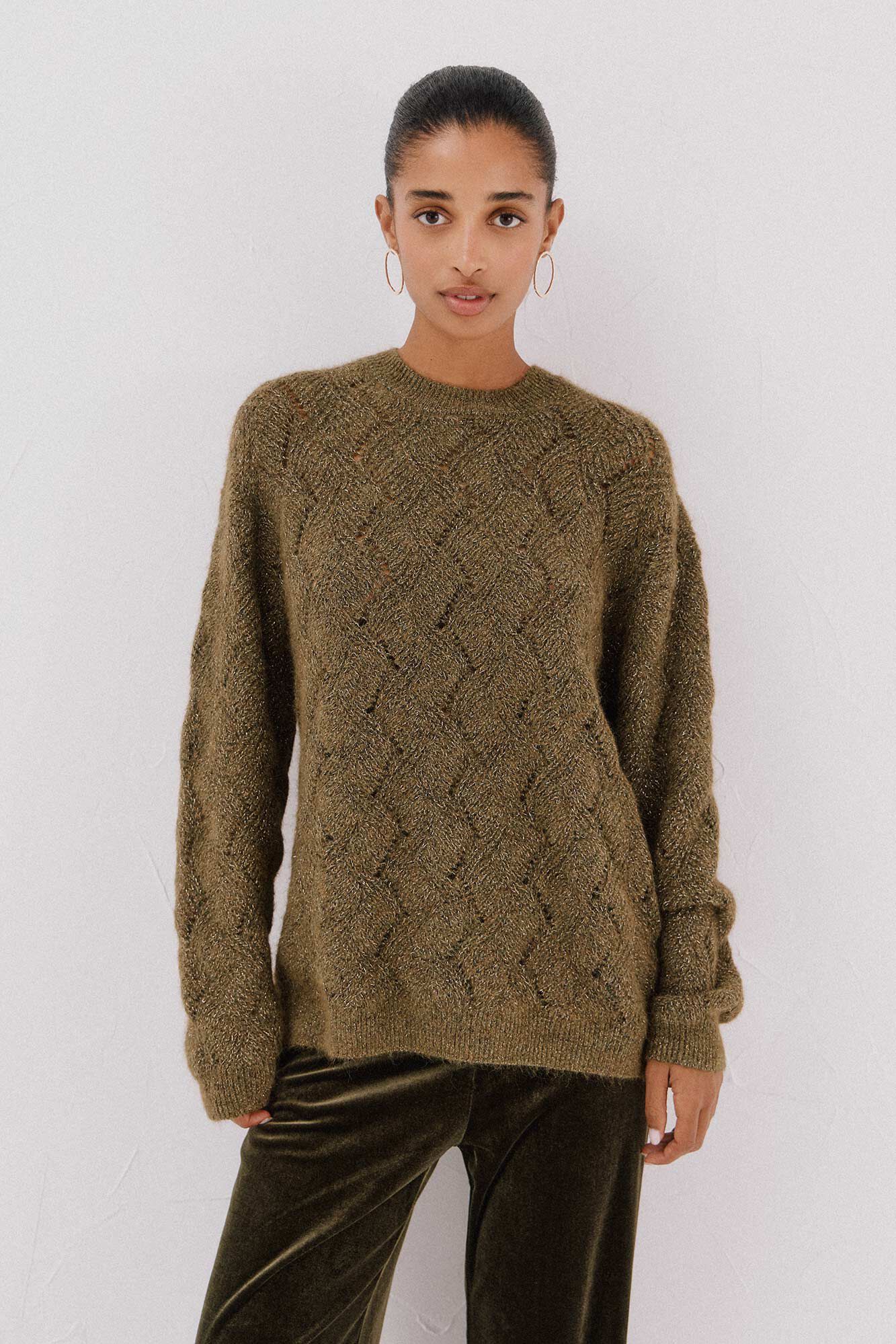 Cortefiel Jersey delantero lentejuelas.