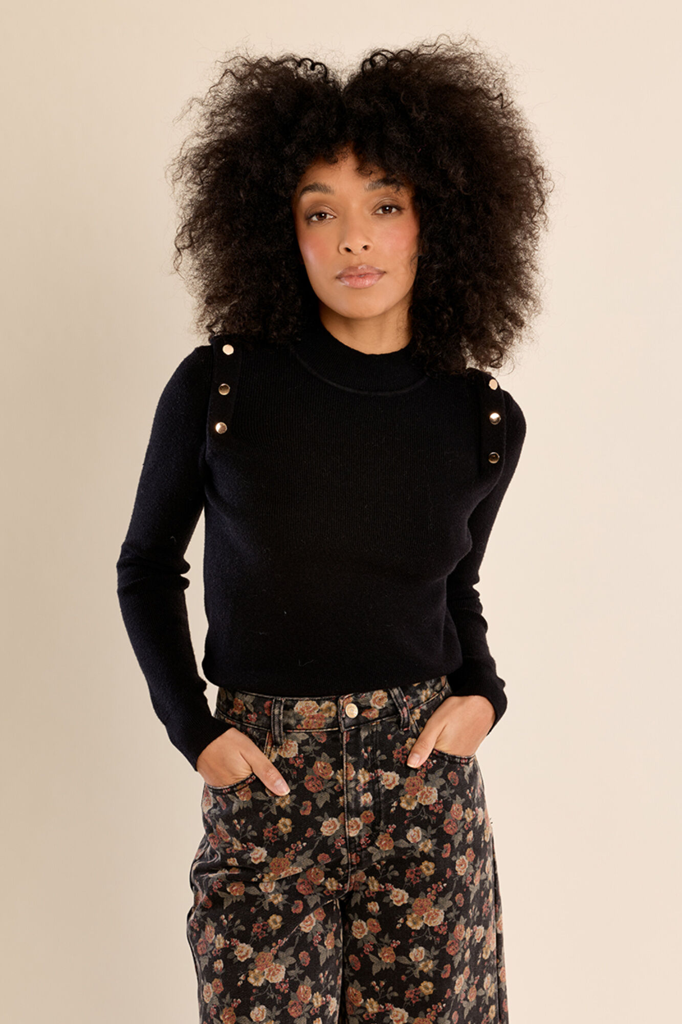 Molly Bracken Camisola com detalhe de missangas