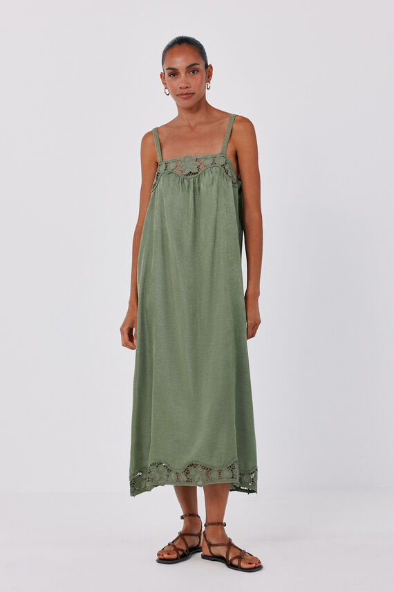 Vestido satinado lencero