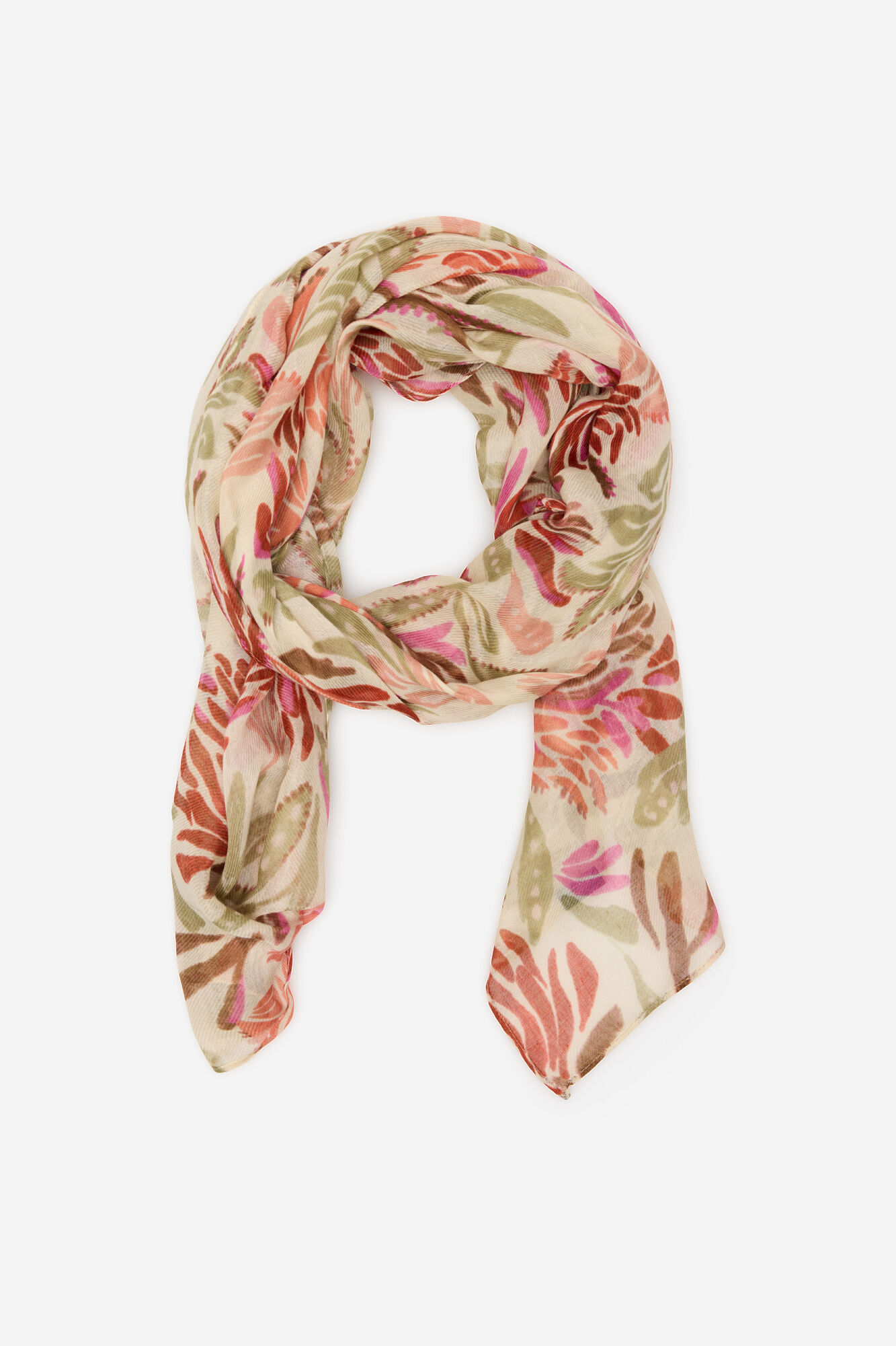 Cortefiel Multicoloured floral scarf