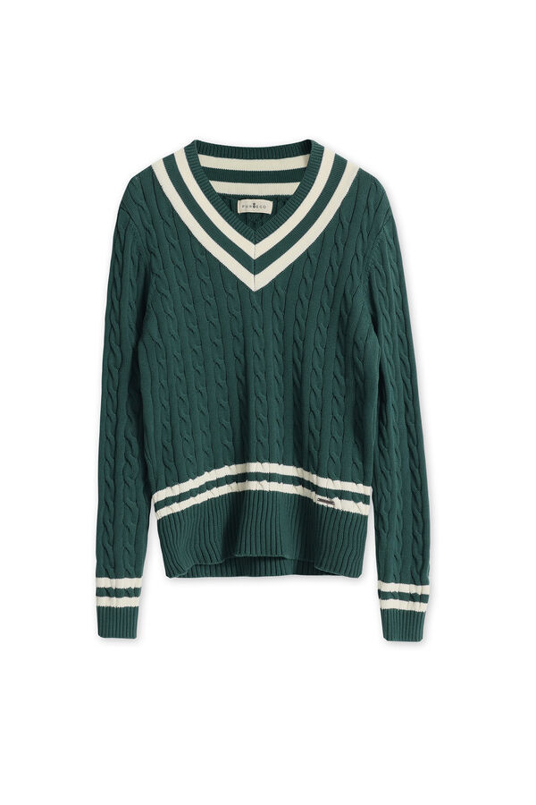 PuroEGO camisa de críquete  Verde