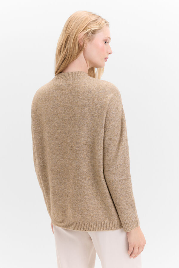 Cortefiel Soft feel jumper Camel