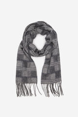 Cortefiel Cachecol de tecido Cinzento