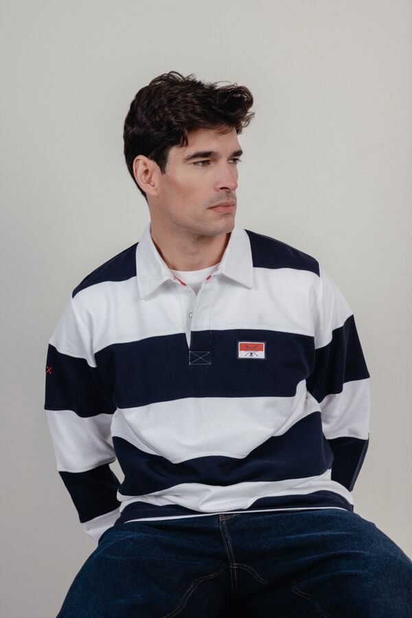 elPulpo Rugby polo shirt Navy