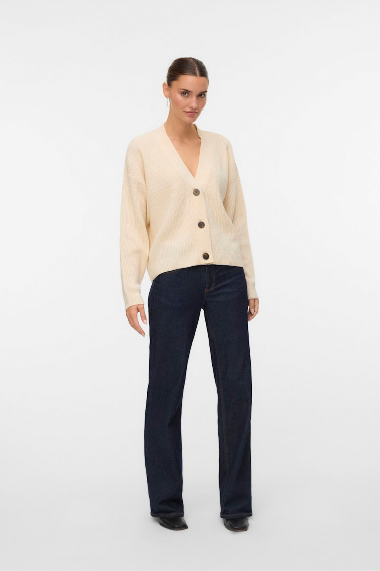 Vero Moda Casaco de malha curto de manga comprida 