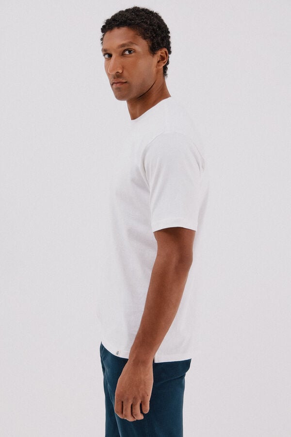 Cortefiel Basic T-shirt White