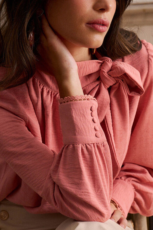 Polín Et Moi Blusa de laçada Belvia Subiu