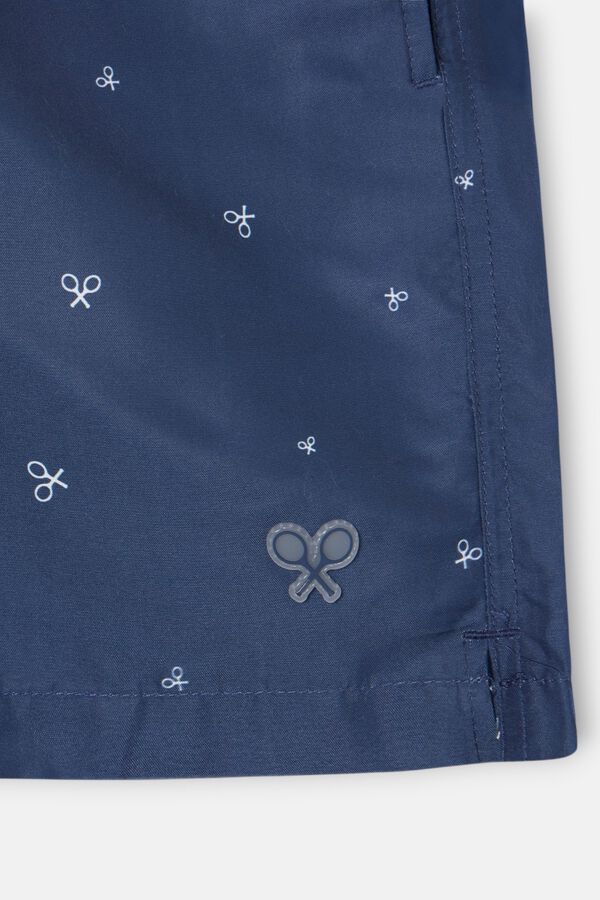 Silbon Fato de banho miniraquetes Azul