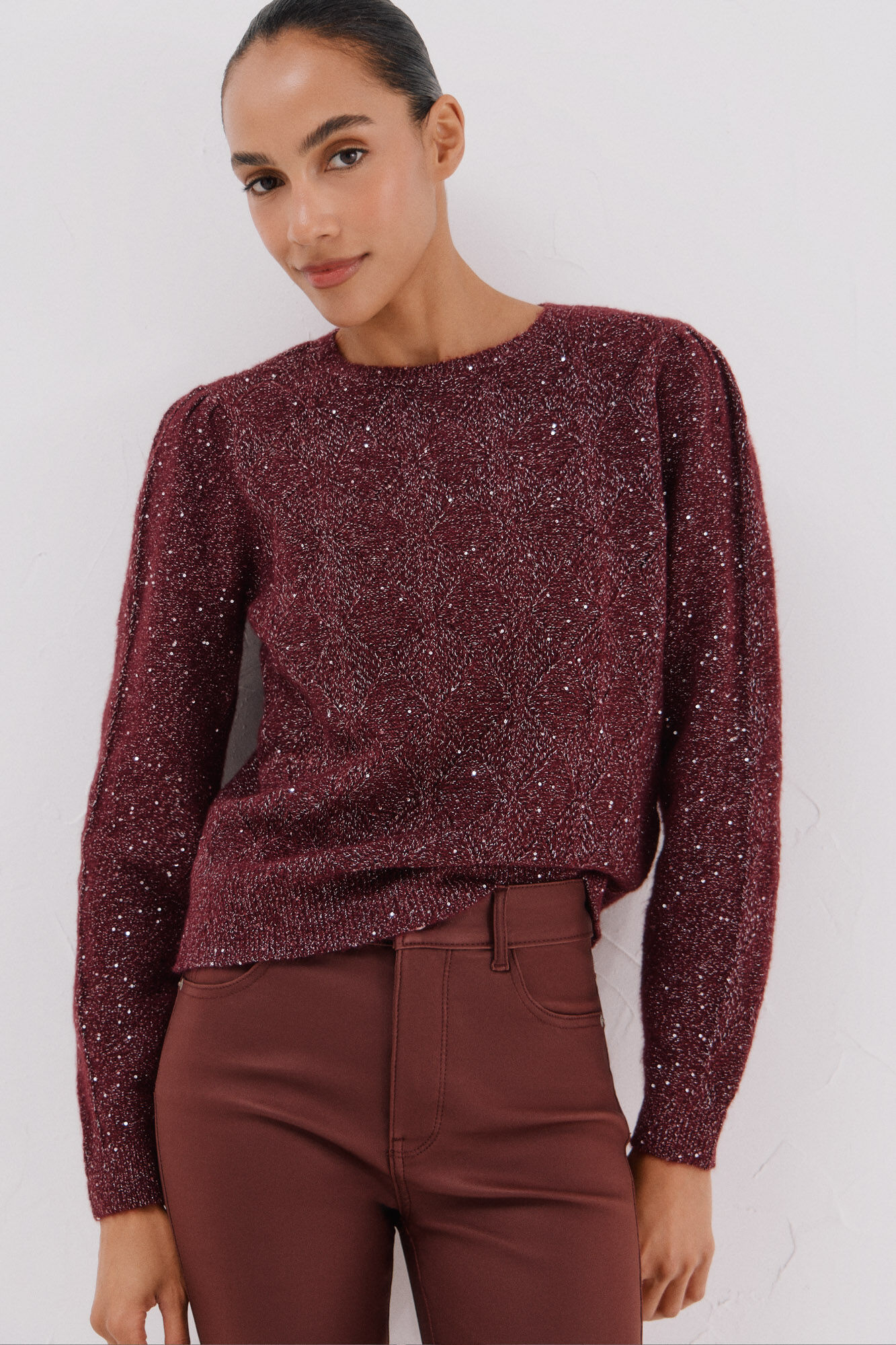 Cortefiel Sequin jersey-knit jersey
