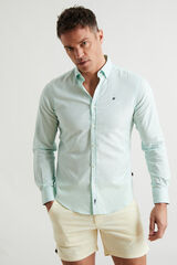 Williot Camisa Oxford Slim Fit Verde