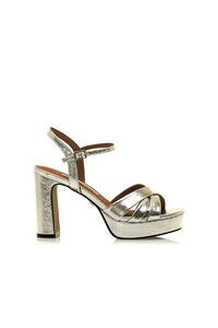 Cortefiel Roseta heeled sandals Grey