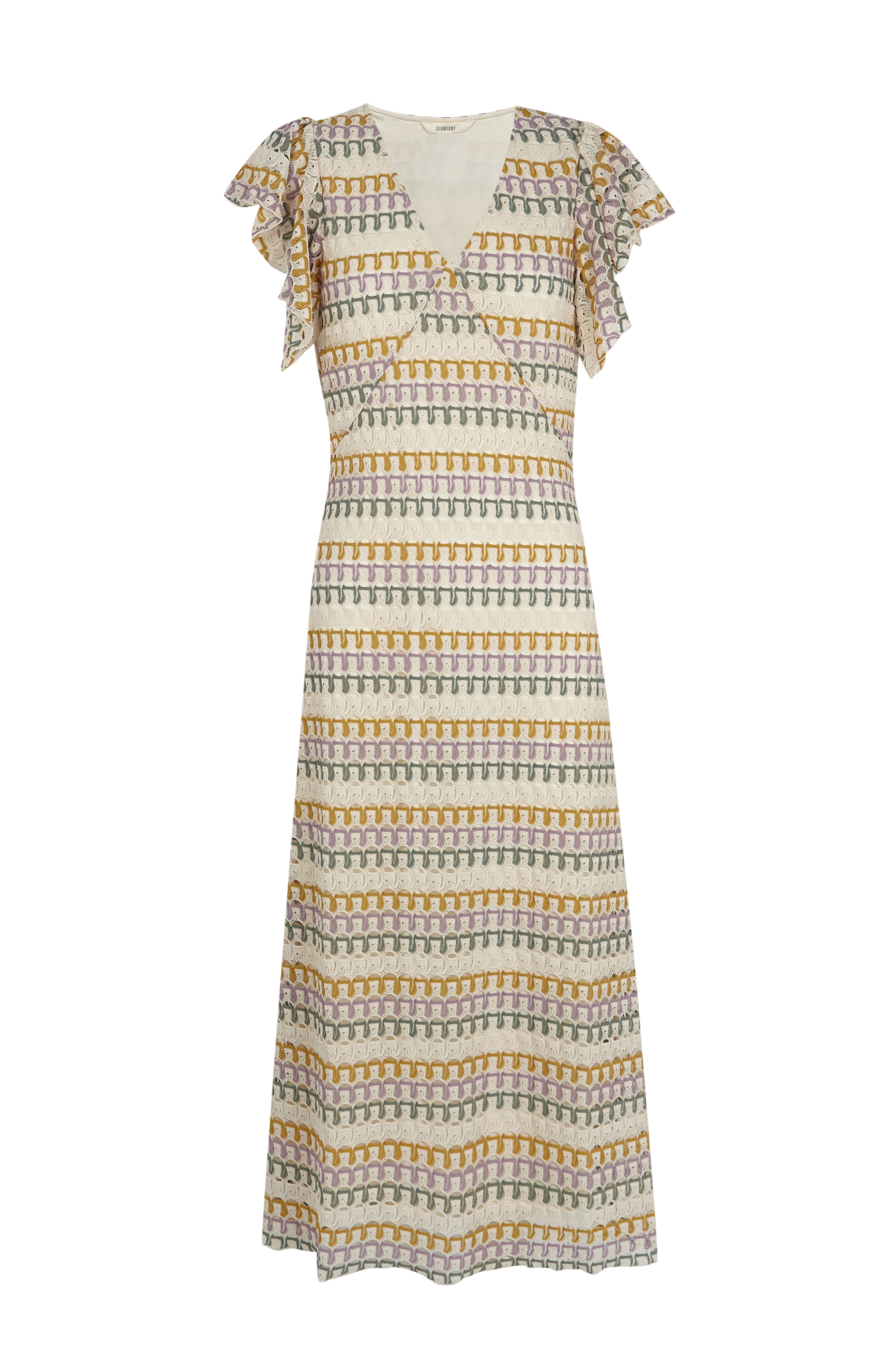 Slowlove Vestido estructura multicolor