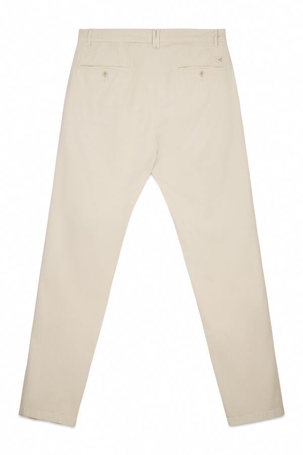 OOTO Pantalón chino slim Beige