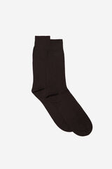 Cortefiel Plain dress socks Dark brown
