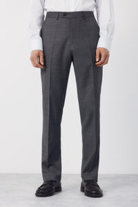 Cortefiel Dynamic structured grey trousers