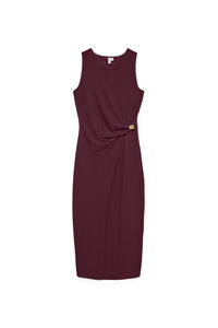 Vero Moda Vestido midi com detalhe de fivela 