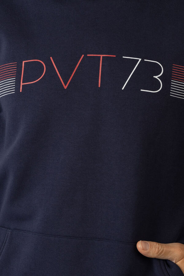 Privata Sweatshirt com capuz e bolsos Azul