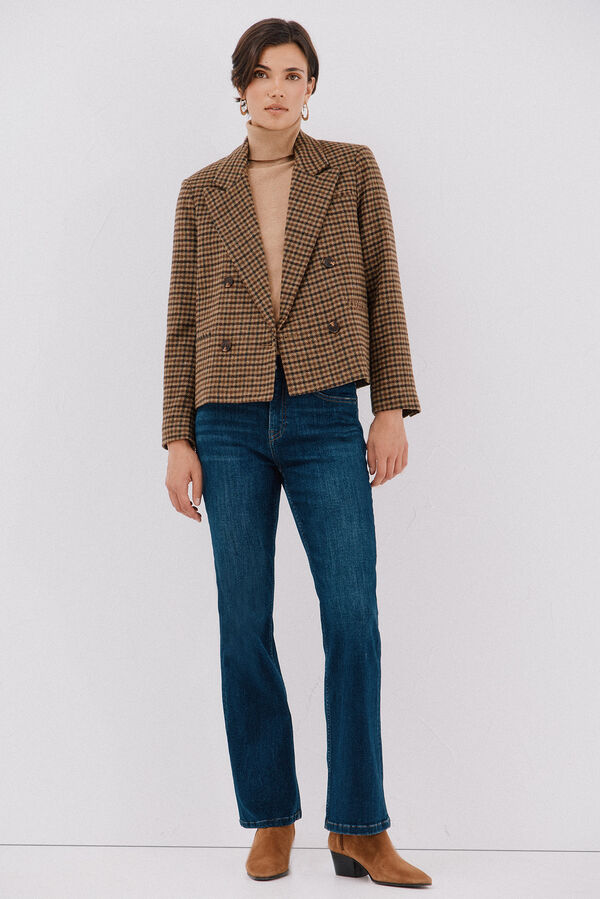 Cortefiel Bell bottom jeans Blue