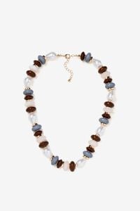 Vilanova Colar de contas tricolor