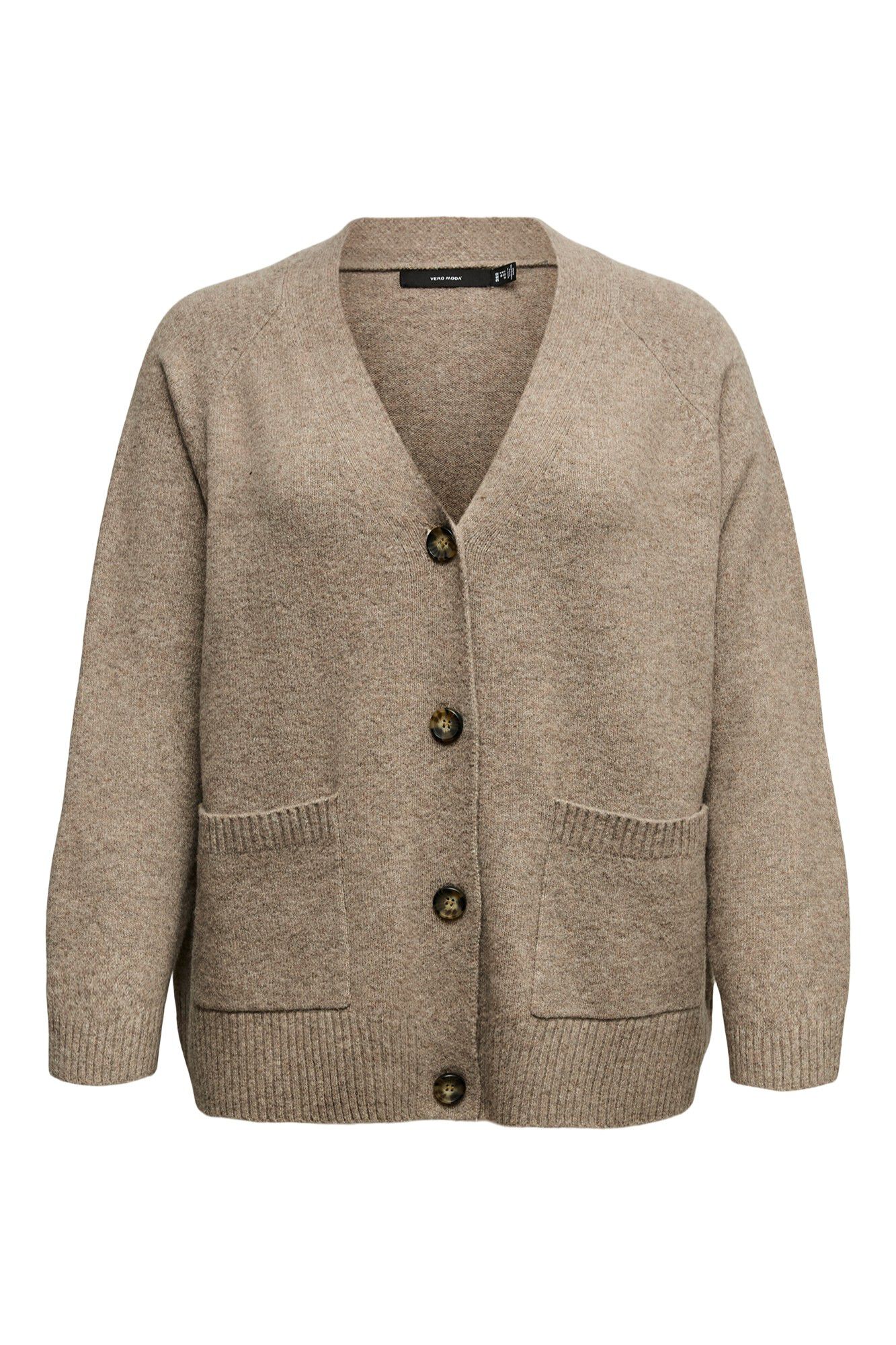 Vero Moda Curve Casaco de malha de gola em bico