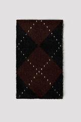 Cortefiel Diamond scarf Printed grey