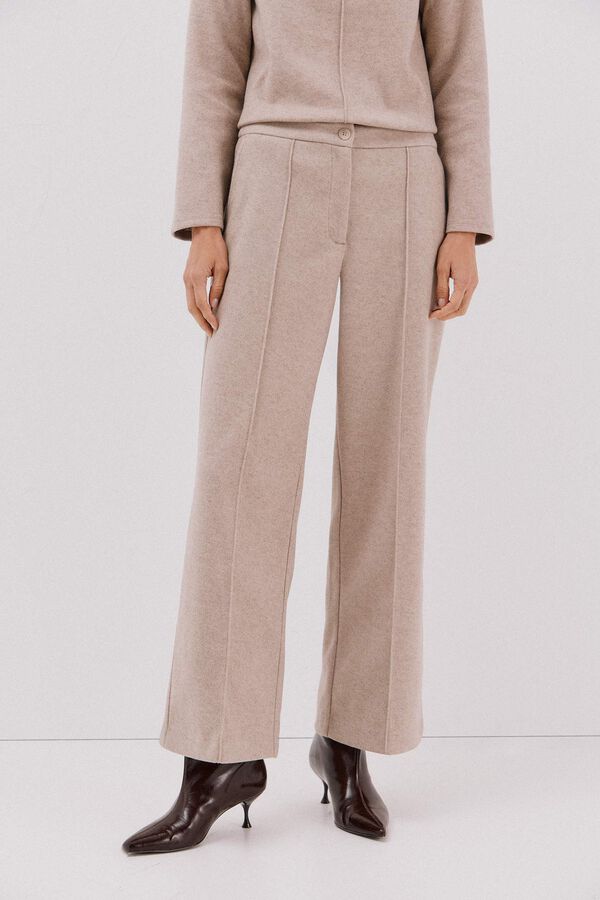 Cortefiel Comfort pants Beige