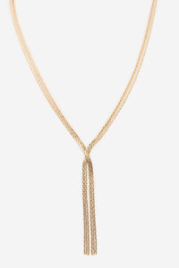 Cortefiel Multi-chain necklace Gold