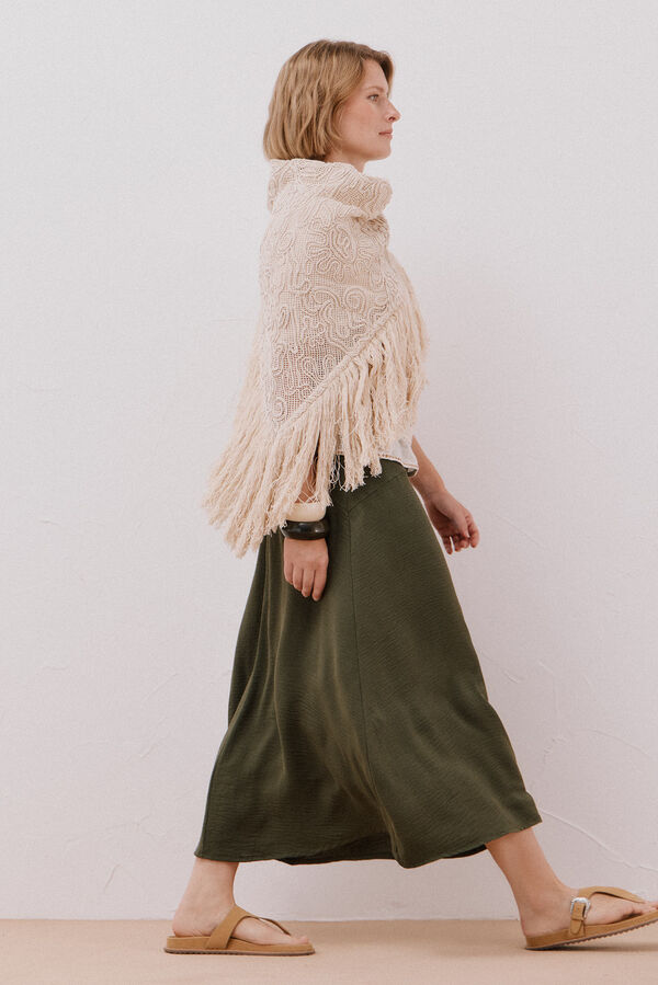 Slowlove Flared skirt Kaki