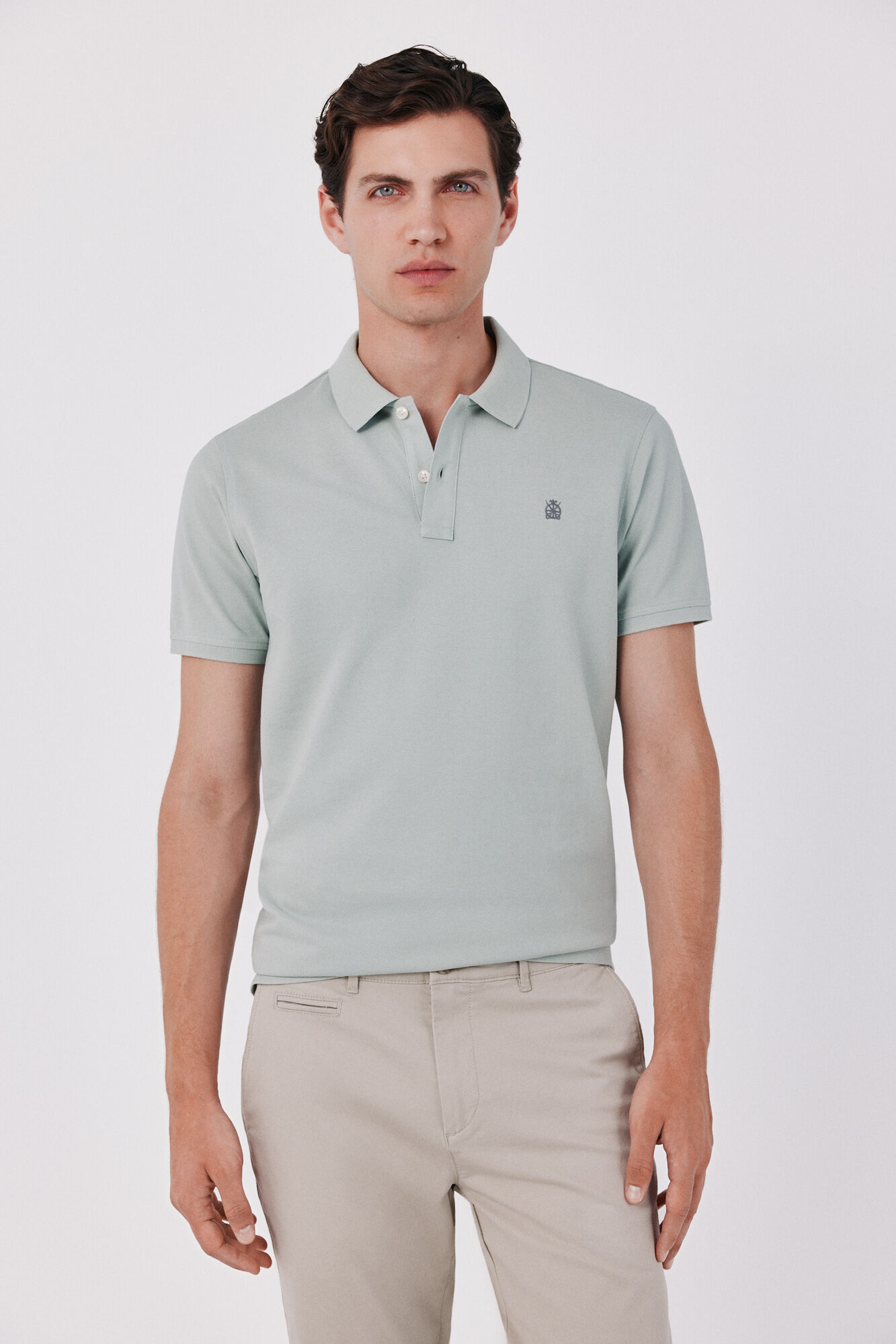 Cortefiel Piqu&eacute; slim polo shirt