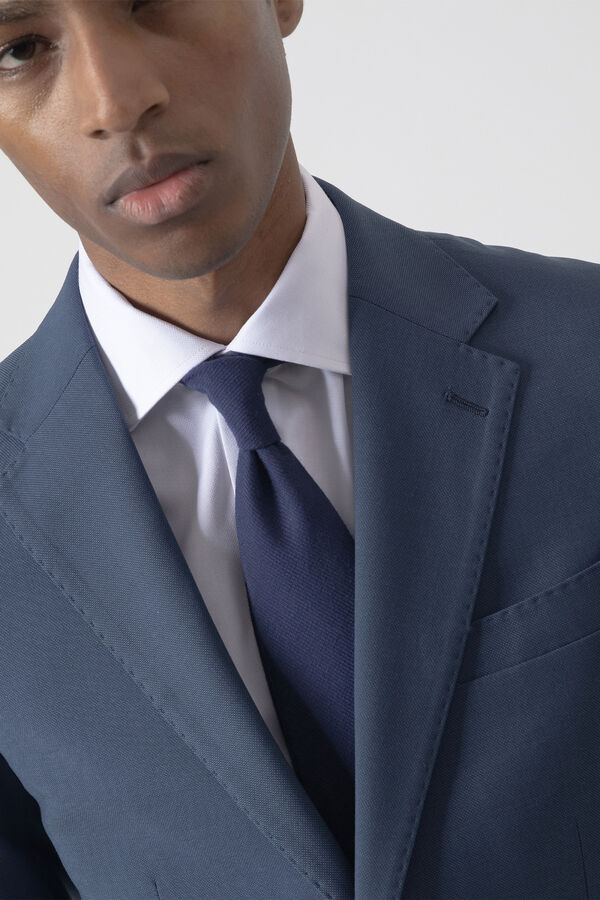 PuroEGO Traje micro punto tinta Azul