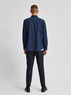 Cortefiel Oxford shirt Royal blue
