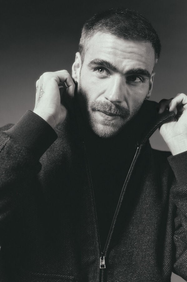 OOTO Casaco de lã borrego Cinzento