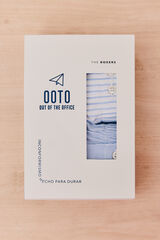 OOTO Pack 2 boxer em tecido Azul