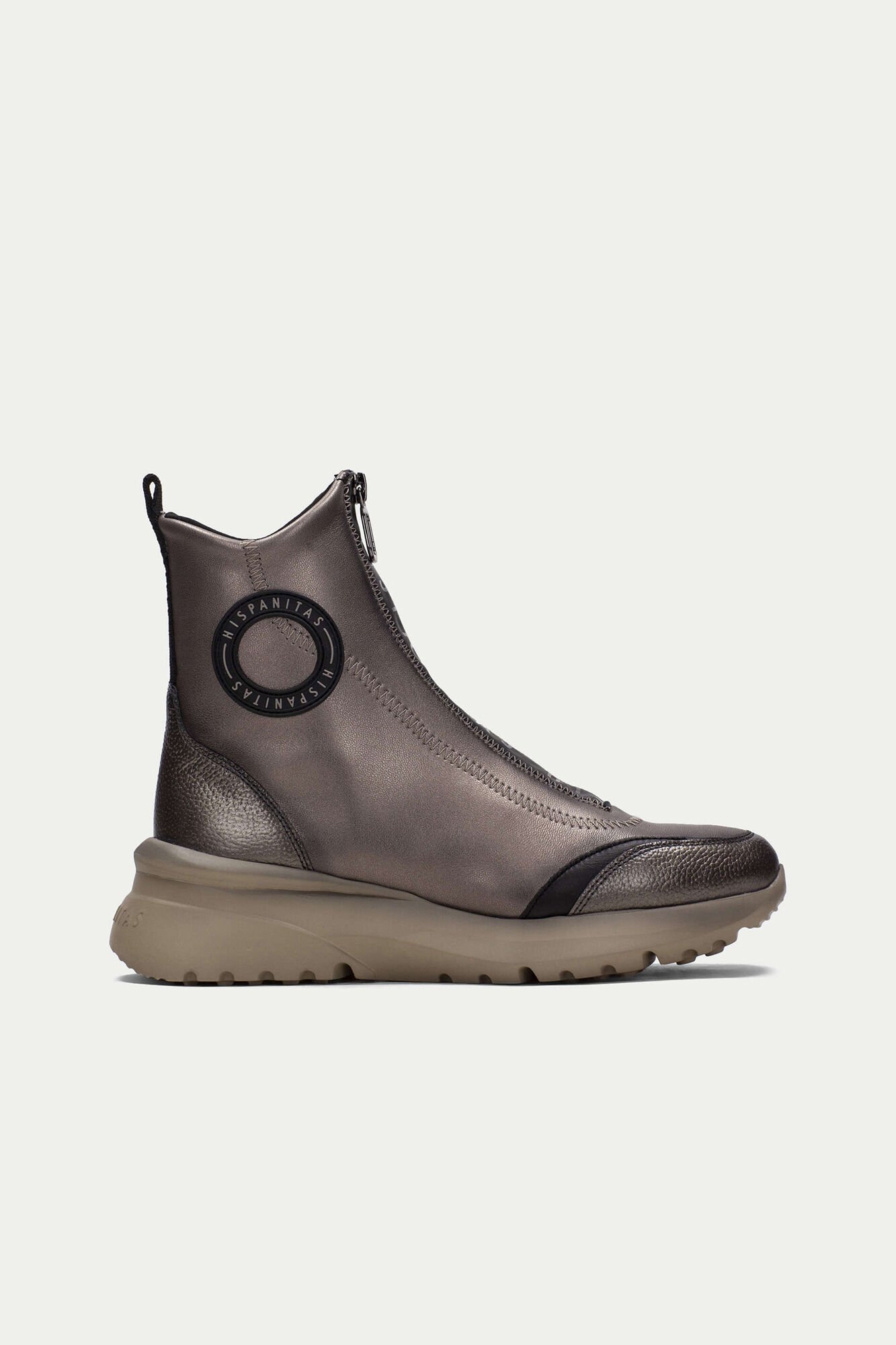 Grey trainer boots top