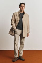 Cortefiel Technical parka with removable lining Beige